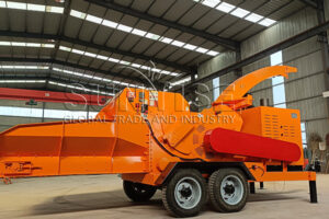 Portable wood shredder