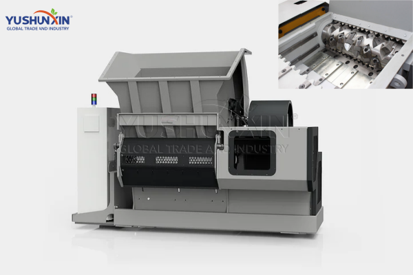 palm shell single shaft shredder