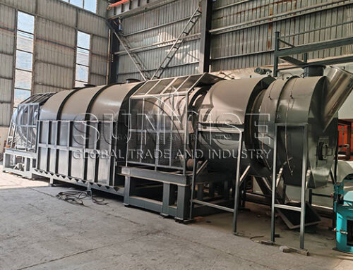 How does the Continuous Carbonization Furnaces work?