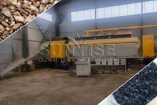 Palm Kernel Shell Charcoal Machine Palm Kernel Shell Charcoal Machine