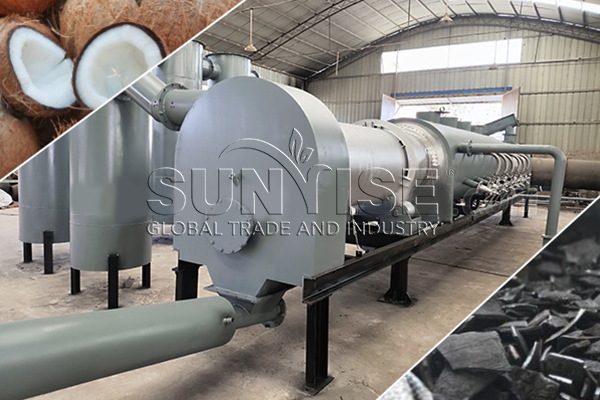 Coconut Shell Charcoal Kiln Coconut Shell Charcoal Kiln