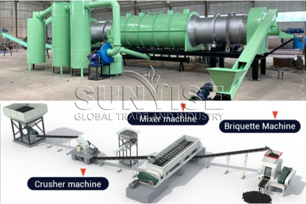 Hookah Charcoal Processing Line Hookah Charcoal Processing Line