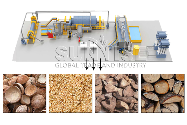 Large-scale Charcoal Processing Line Large-scale Charcoal Processing Line