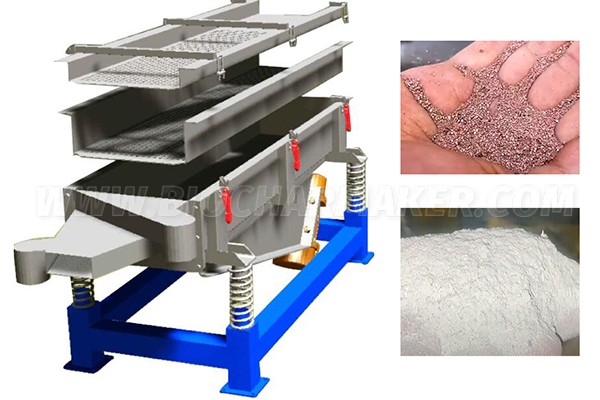 Linear vibration separator design Linear vibration separator design