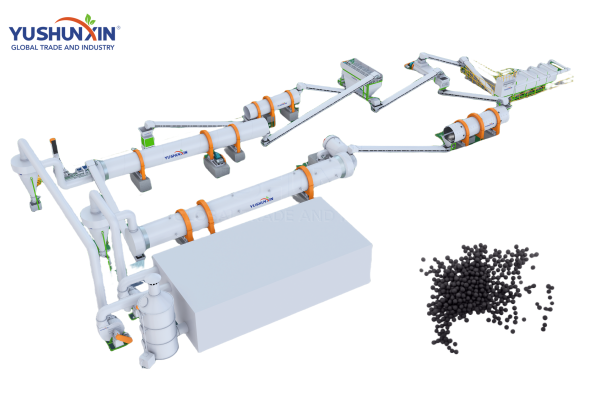 biochar granulation line