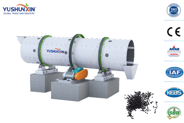 drum granulator for biochar granulator