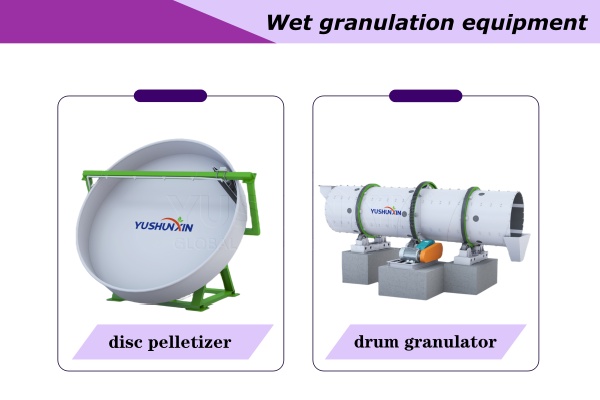 wet granulation equipment for biochar making
